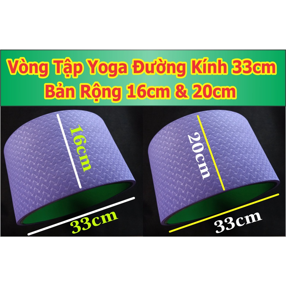VÒNG YOGA BẢN TO 16CM , 20CM LOUIS