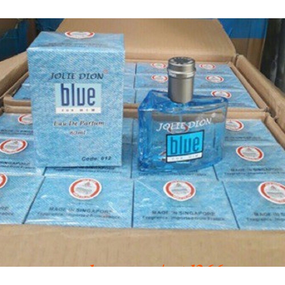 Nước Hoa Nam 60ml Jolie Dion Blue For Him Eau De Parfum Natural Spray.