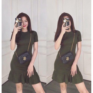 Đầm body đuôi cá 3 màu