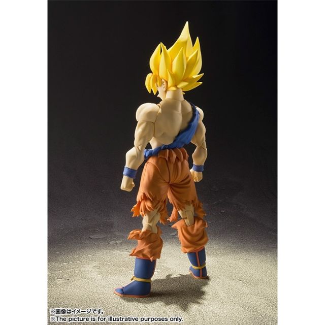 [Xả hàng tăng doanh sô-Hàng có sẵn] Mô hình khớp cử động SHF Son Goku ver Super Saiyan 2 - Dragon Ball cao 16cm