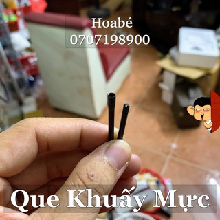 Que khuấy mực, đầu máy khuấy mực