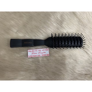 Lược bán nguyệt gỡ rối CHI 1200 màu đen. gai đinh 🔥FREESHIP🔥 độ bền cao, cầm vừa tay, không gây đau đầu khi sử dụng🔥🔥🔥🔥🔥