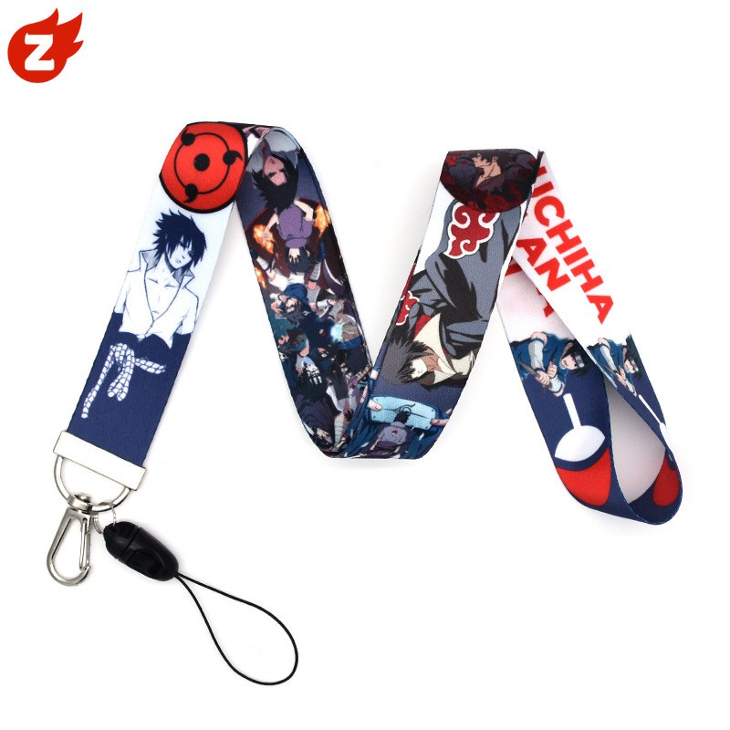 Set 1 Dây Đeo Thẻ ID / Vòng Tay Họa Tiết NARUTO / Uchiha Sasuke