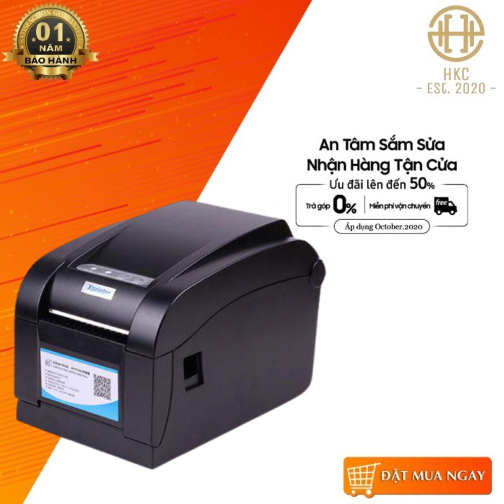 Máy in Xprinter XP 350BM in đơn hàng GHTK bằng điện thoại qua wifi, in tem nhãn và phiếu giao hàng các sàn TMĐT