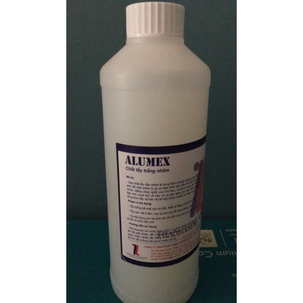 Chất tẩy băng dính chuyên dụng trên bề mặt nhựa,bề mặt được sơn ALUMEX lọ 1 lit