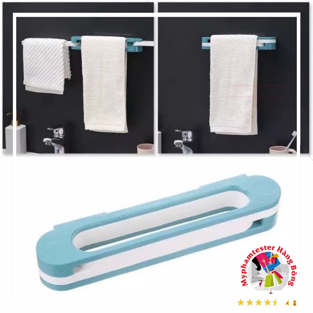 Giá treo khăn, cài dép, vung nồi Ecoco dán cường lực siêu chắc, hàng chính hãng cao cấp, gia dụng thông minh