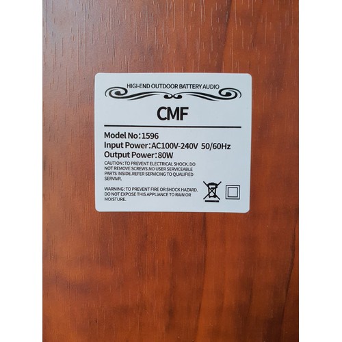 LOA KÉO LOA DI ĐỘNG CMF 1596 -BASS 40 ÂM THANH SIÊU HAY - 2 Mic hát cực hay