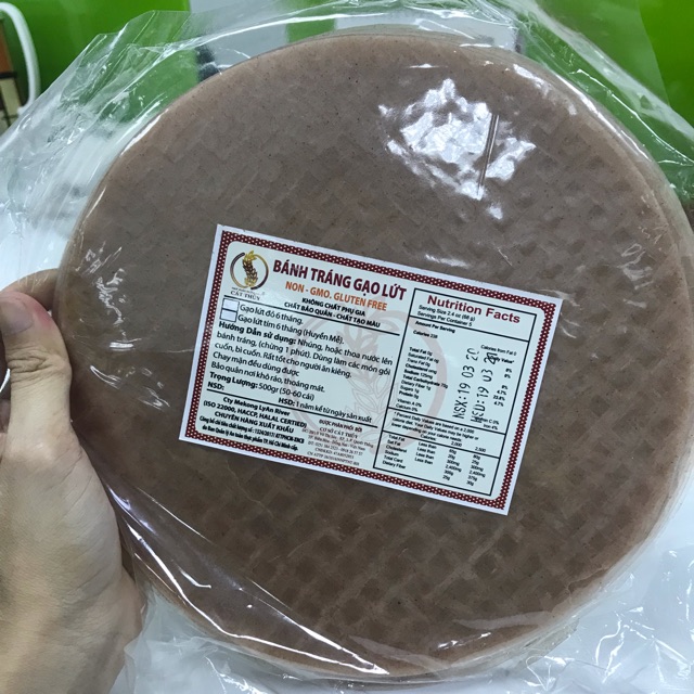 Bánh Tráng Gạo Lứt Sạch - 500gr