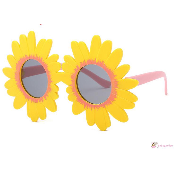 Kính Mát Gọng Hoa Hướng Dương Chống Tia Uv400 Cho Bé