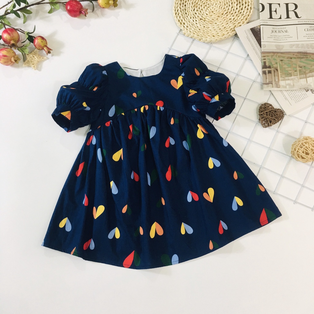 Đầm tay lồng đèn size đại cao cấp cho bé gái