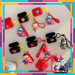 Case Airpods Pro, Vỏ bảo vệ dành cho Airpods Pro Siêu Anh Hùng + Mô Hình