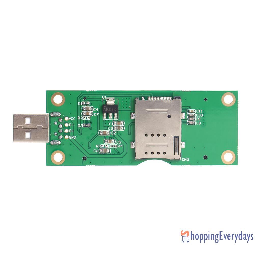 Thiết Bị Chuyển Đổi Mini Pci-e Sang Usb Với Khe Cắm Sim 8pin Cho Wwan / Lte | BigBuy360 - bigbuy360.vn