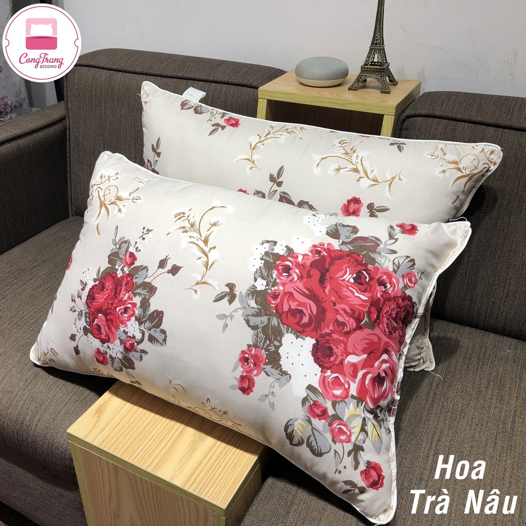 Ruột gối đầu, ruột gối nằm ép hơi, bông gòn tinh khiết nhiều 20 mẫu (Size 45cm x 65cm) - Đảm Bảo Không Xẹp