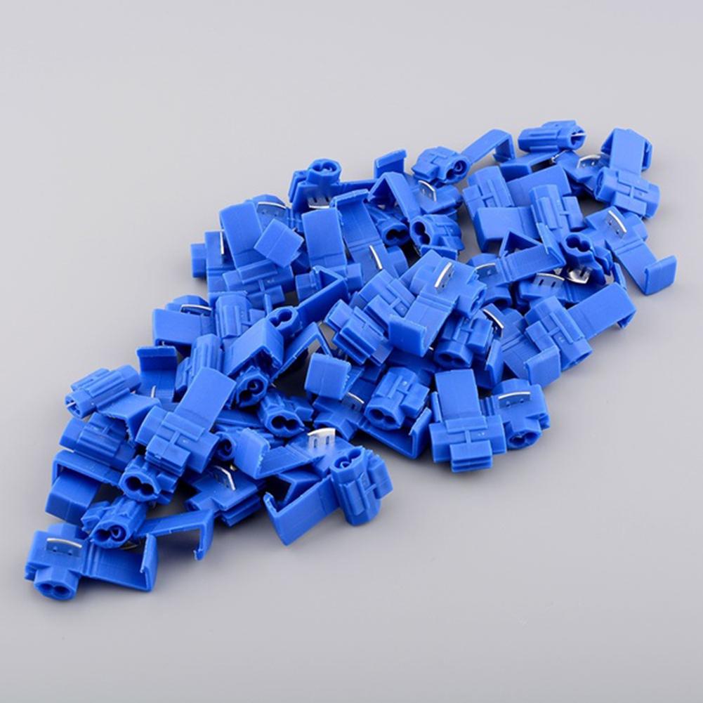 50PCS/bag  Lock Wire Electrical Cable Connectors Quick Splice Terminals Crimp terminals quick connector