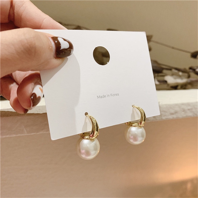 Khuyên Tai Nữ Dài Đính Ngọc Thời Trang Hàn