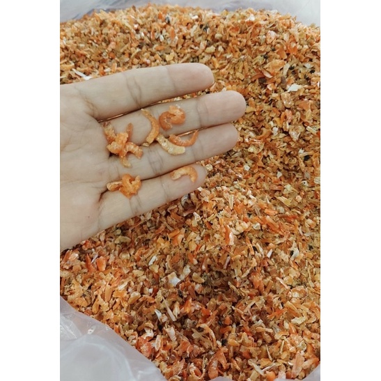 1kg thịt tôm khô vụn, đuôi tôm, tôm con hàng tự nhiên rất ngọt ngon
