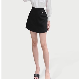 Quần Váy phối cúc must have thời trang nữ Calie House Q3