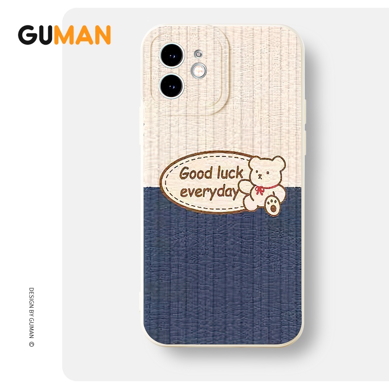 Ốp lưng GUMAN hình mềm chống bẩn dễ thương đẹp cho iPhone 14 13 12 11 Pro Max SE 2020 X XR XS 8 7 ip 6S 6 Plus kute XYB758