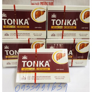 Tonka(Bổ gan,giải độc,tái tạo gan)-Hộp 20 viên