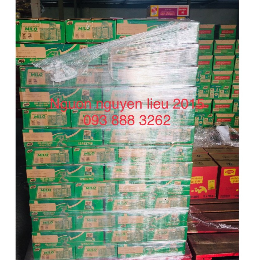 Milo ít đường 180ml loại 48 hộp/thùng