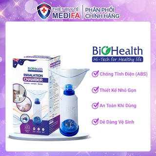 Buồng đệm khí dung, buồng hen Baby haler BioHealth kèm 2 mặt nạ, dùng được cho trẻ nhỏ, nhỏ gọn, dễ tháo rời