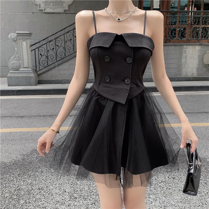 Đầm Dự Tiệc Màu Đen Quyến Rũ Thời Trang Mùa Hè