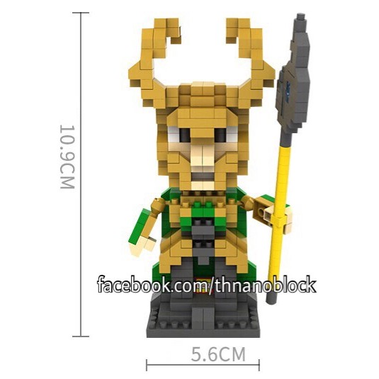 Đồ chơi lắp ghép NanoBlock Loki LZ9449