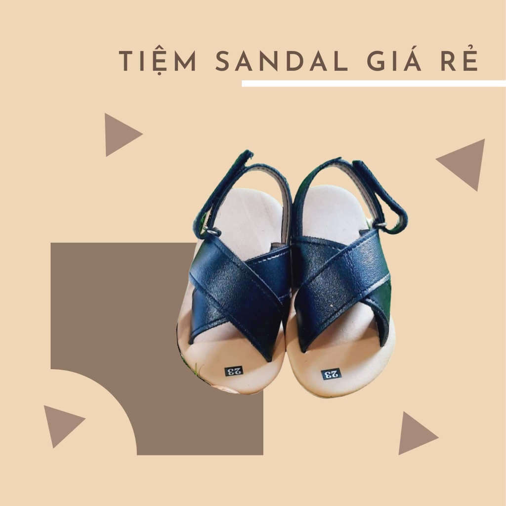 Sandal quai chéo cho bé - nâng thêm 1 size cho bé nhé các mom