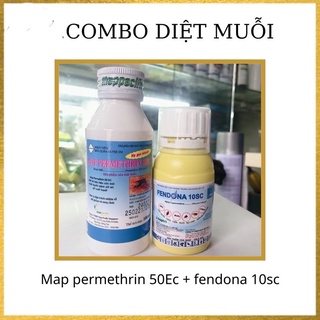 Bộ đôi sản phẩm diệt muỗi, côn trùng - map permethrin 50ec + fendona 10sc