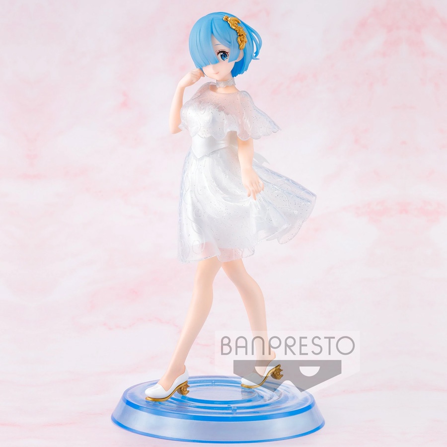 Mô Hình Figure Nhân Vật Anime Re:Zero kara Hajimeru Isekai Seikatsu, Rem, Serenus Couture (Bandai Spirits) Chính Hãng