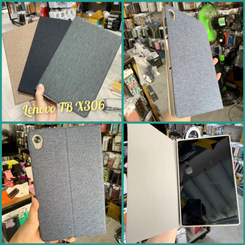 Bao da Lenovo Tab M10 gen 2 10.1inch TB-X306 kiểu vải thời trang