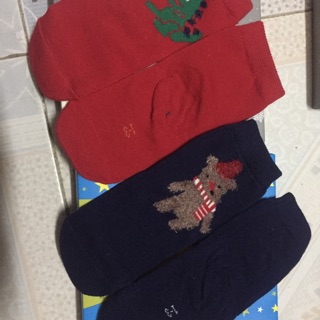 1 set 4 đôi tất caramelaaa size 1-8 tuổi