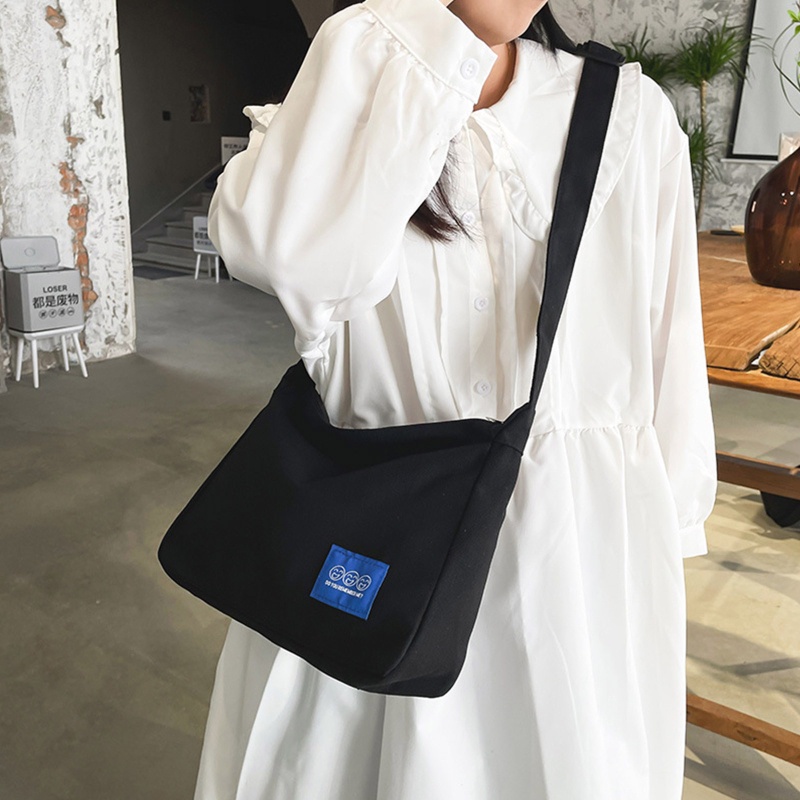 Túi Đeo Chéo Vai Bằng Vải Chống Trộm Dành Cho Nữ