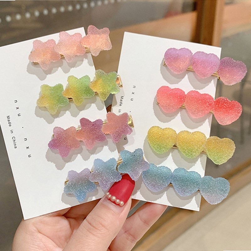 Set 2 kẹp tóc dễ thương phong cách Hàn Quốc cho phái nữ