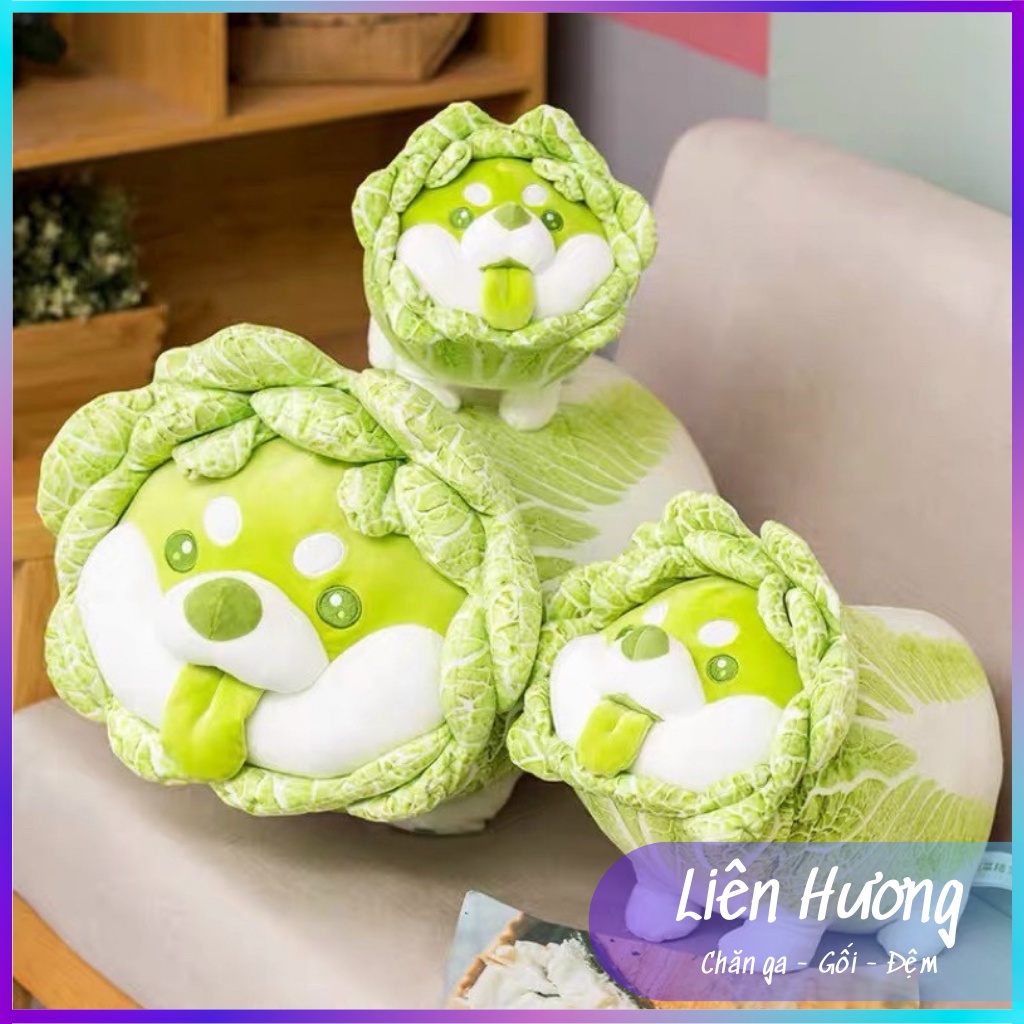 Gấu bông thú, thú cún bắp cải cực xinh có sz 30cm, 50cm, 60cm