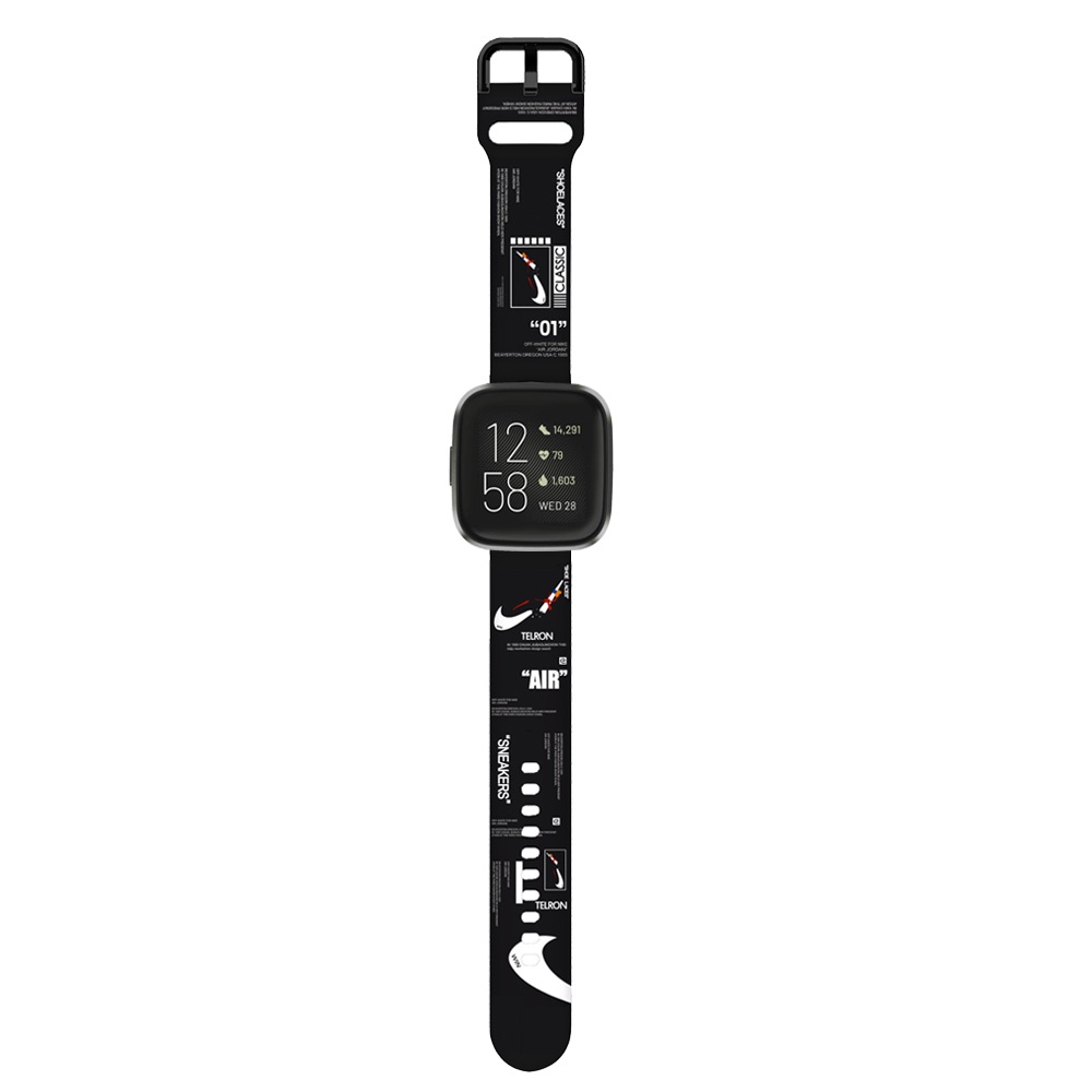 Dây đeo thay thế chất liệu silicon họa tiết hoạt hình cho Fitbit Versa 2 Lite