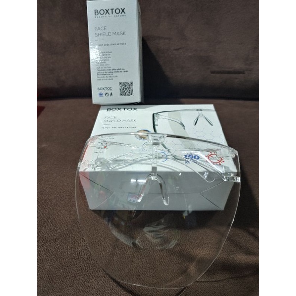 Kính Chống Giọt Bắn Boxtox (Faceshield) Hàng chính hãng không ảnh hưởng thị lực. | BigBuy360 - bigbuy360.vn