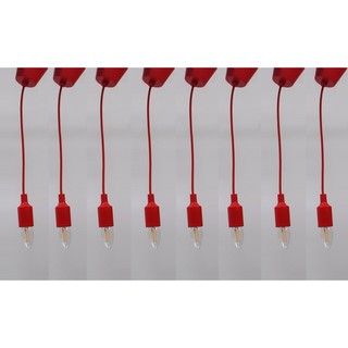 Bộ 8 dây đèn thả trang trí bóng led Edison hình quả nhót C35 4w