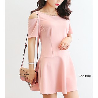 Váy đuôi cá màu hồng