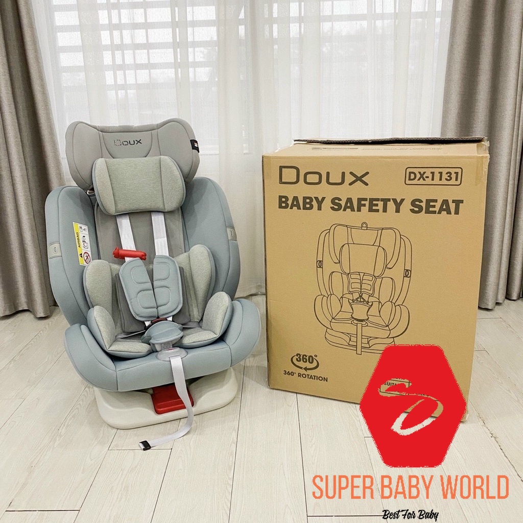 Ghế ngồi ô tô trẻ em Doux DX-1131 quay 360 độ isofix