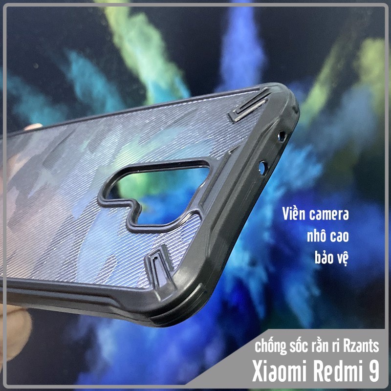 Ốp lưng cho Xiaomi Redmi 9 chống sốc Rằn Ri RZANTS