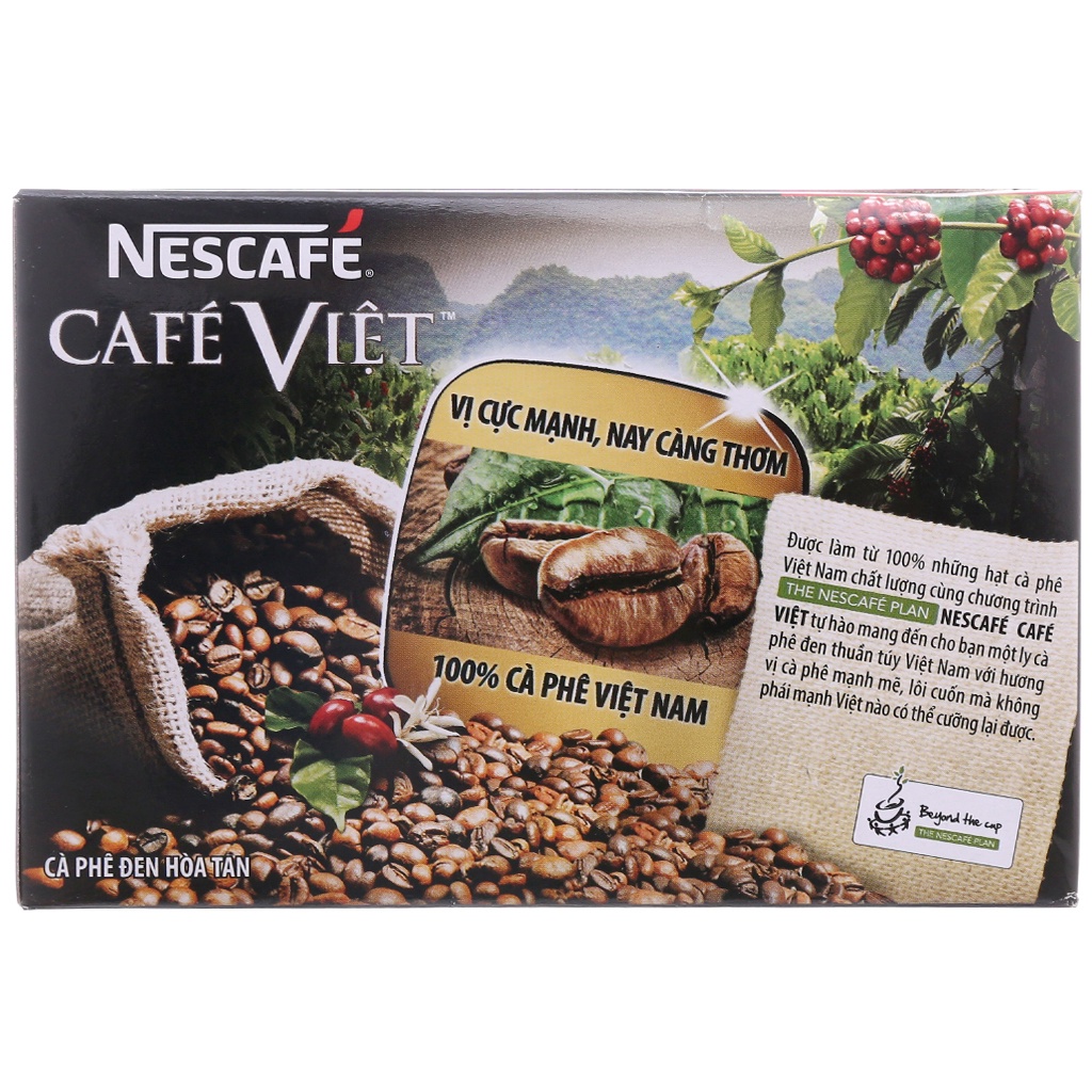 Cà phê đen đá NesCafé Café Việt 10 gói x 16g