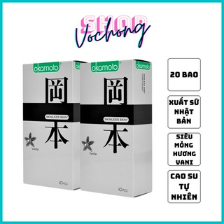 COMBO 2 HỘP BAO CAO SU OKAMOTO SIÊU MỎNG HƯƠNG VANI