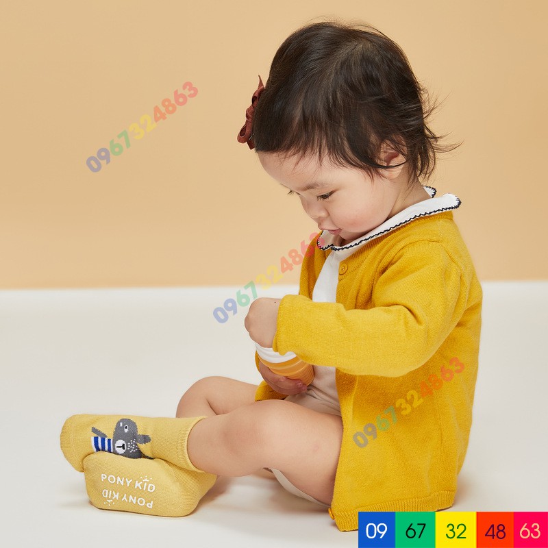 Tất PONY KID cổ cao có chống trơn cho bé