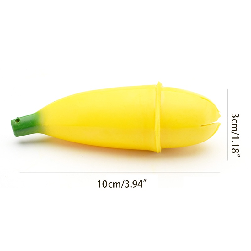 Đồ Chơi Squishy Hình Quả Chuối Kích Thước 4 Inch Độc Đáo