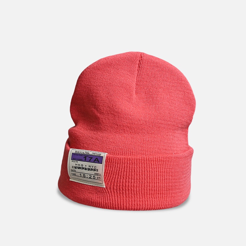 Mũ beanie LINJW bằng cotton mềm mại ấm áp thời trang thu đông 2021
