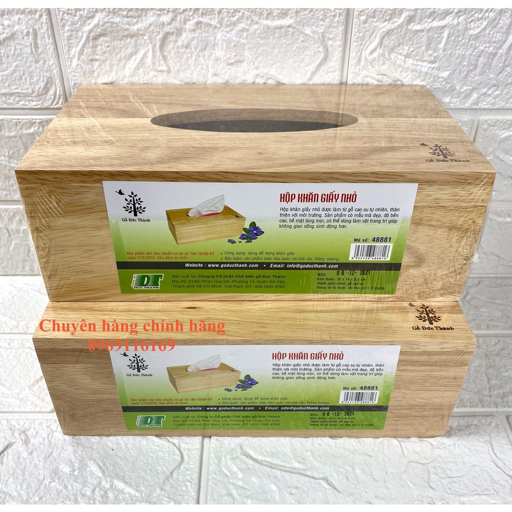 Hộp đựng khăn giấy Gỗ Đức Thành 48881 - Hộp đựng khăn giấy Đức Thành