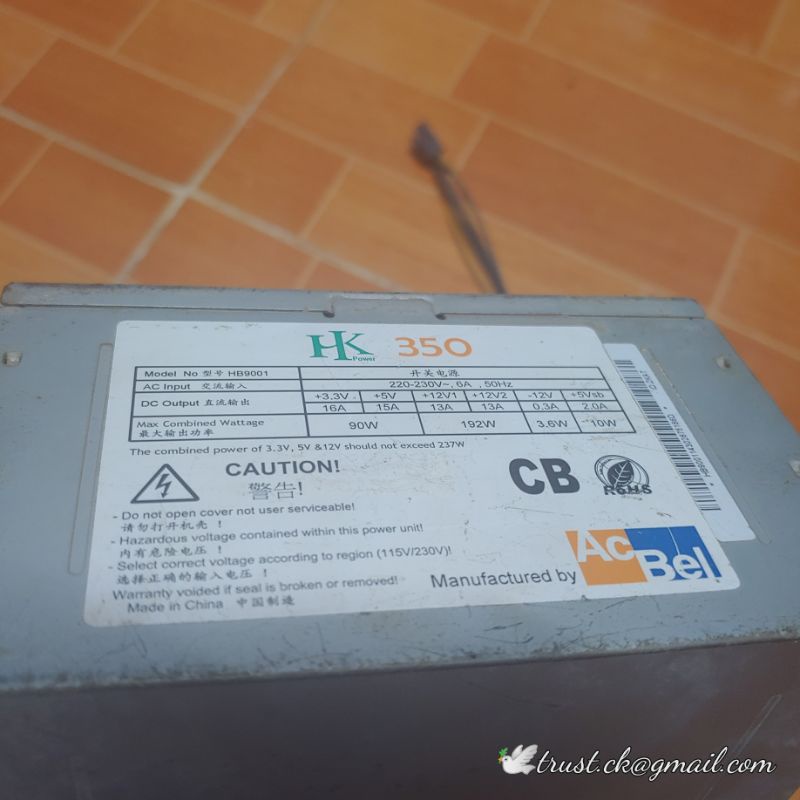 Nguồn Máy Tính AcBel 350w 400w