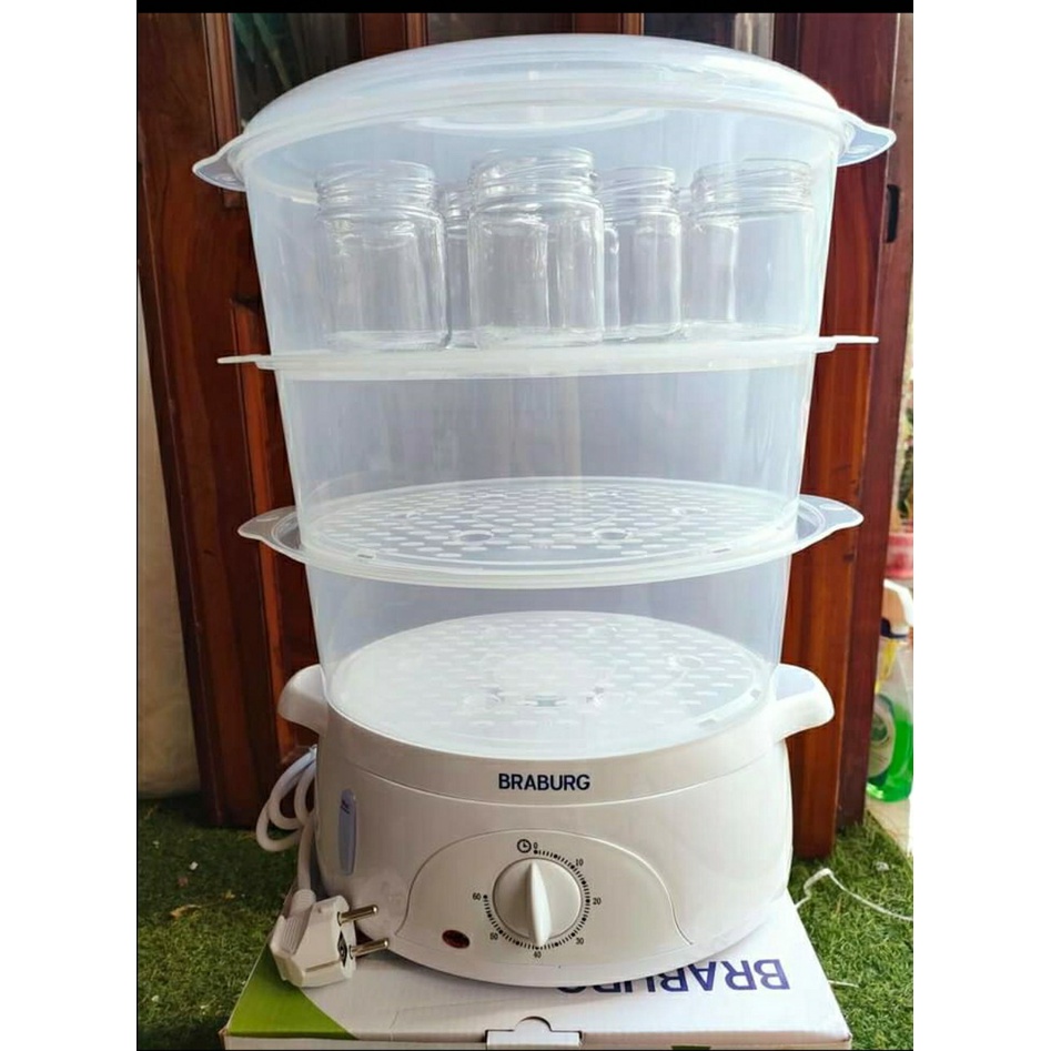 Nồi Chưng Yến Điện 3 Tầng/ Nồi Hấp Thực Phẩm