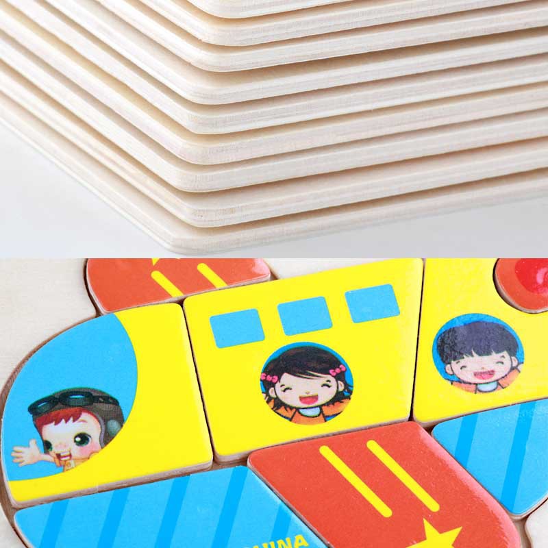 COMBO 5  BỘ Hình Gỗ Nổi 3D Hàng Đẹp_Đồ Chơi Ghép Hình